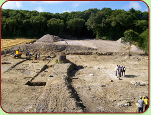 fouille archéologique à la Forteresse de St Symphorien