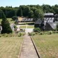 Les Forges vue du haut du jardin